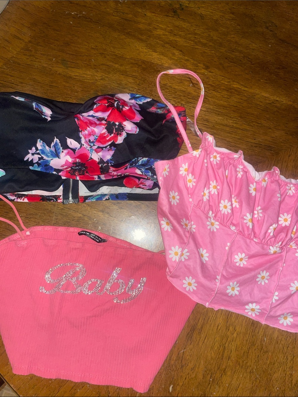 Three Crop tops